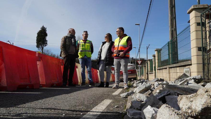 En marcha las obras de emergencia para la reparación del tramo dañado en la red de agua de Viella