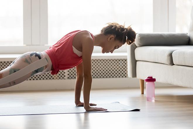 Ejercicio de plancha o 'plank'