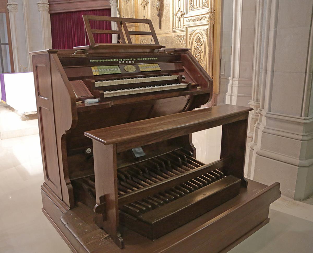 Orgue de l’església del Parc Sanitari Sant Joan de Déu a Sant Boi del Llobregat.