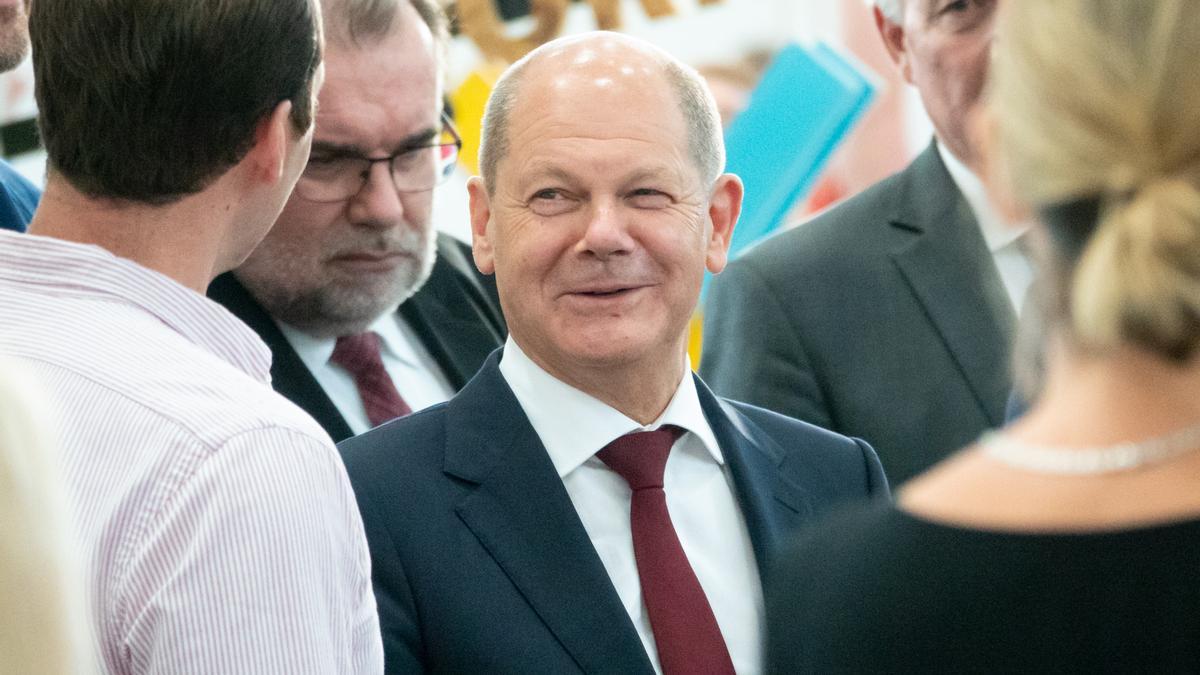 El canciller alemán, Olaf Scholz