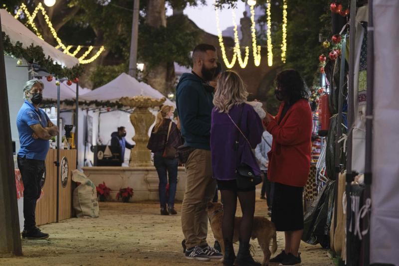 Mercadillo de Navidad en la plaza de España