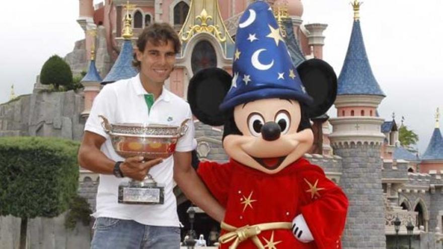 Nadal, feliz en Eurodisney