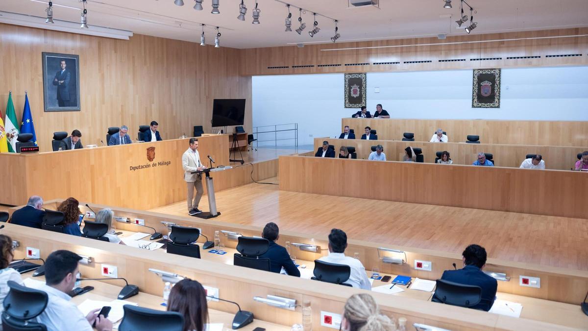 Pleno de la Diputación de Málaga correspondiente al pasado mes de junio