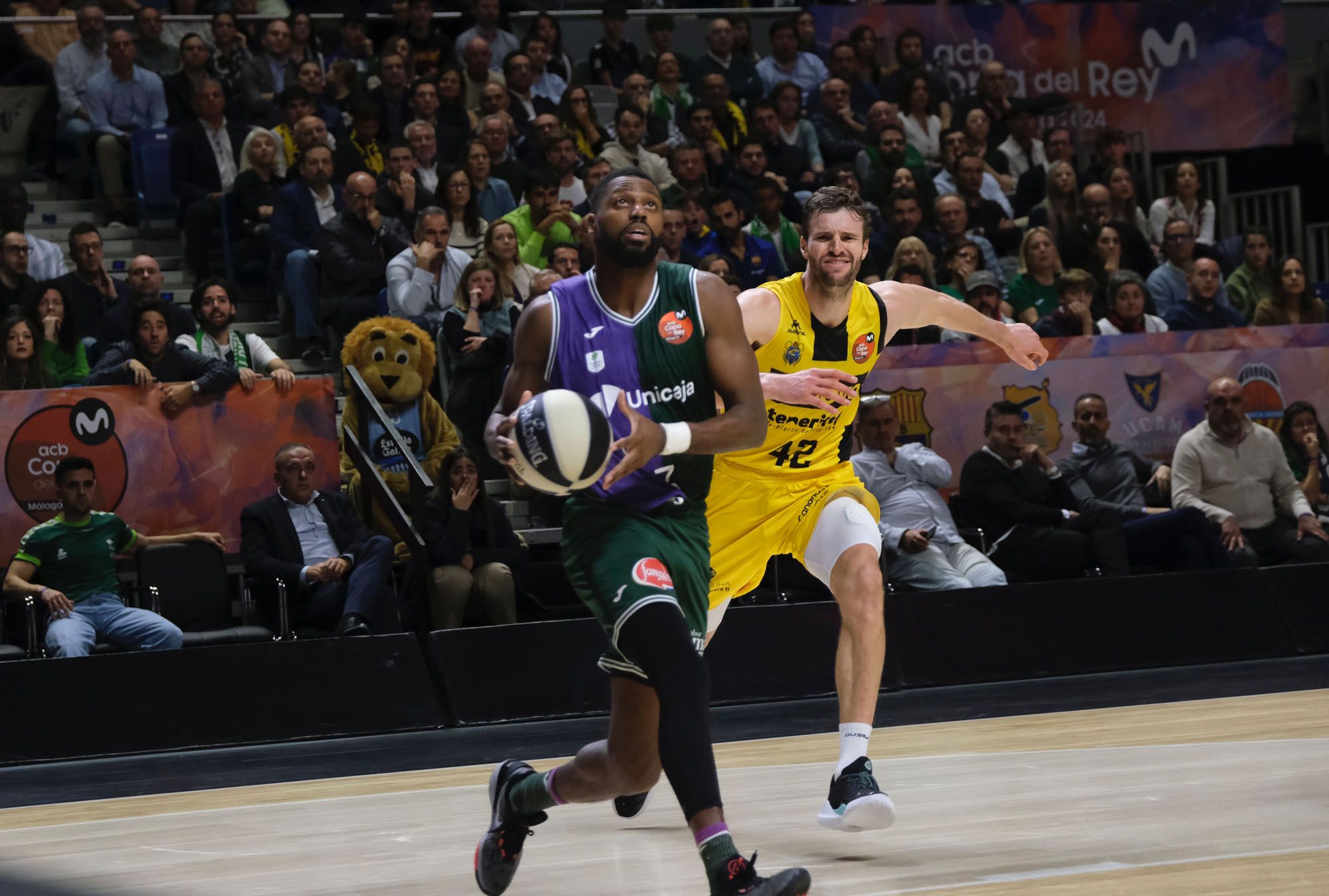 Unicaja - Lenovo Tenerife, cuartos de final de la Copa del Rey 2024.