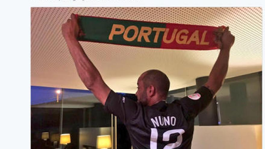 Nuno, feliz con Portugal