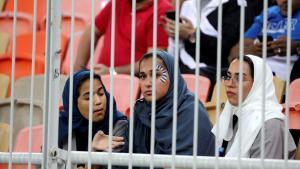 Aficionadas en el estadio King Abdullah de Yeda