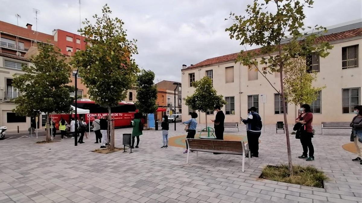 Cribado en la Escola Angeleta Ferrer de Mataró.