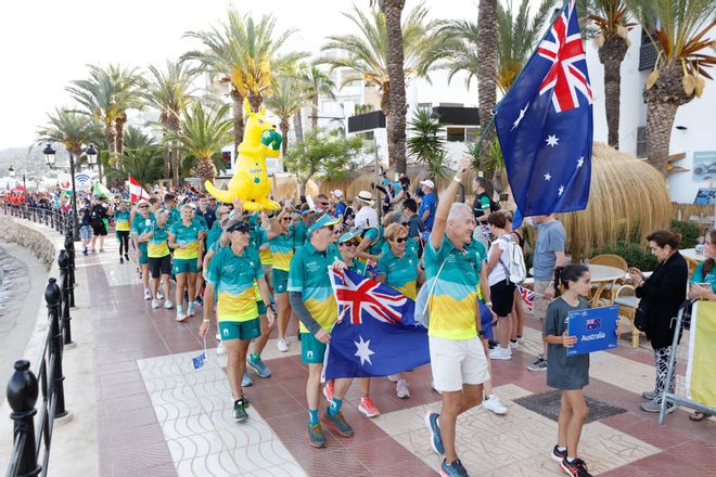 Galería del desfile inaugural del Mundial Multideporte en Santa Eulària