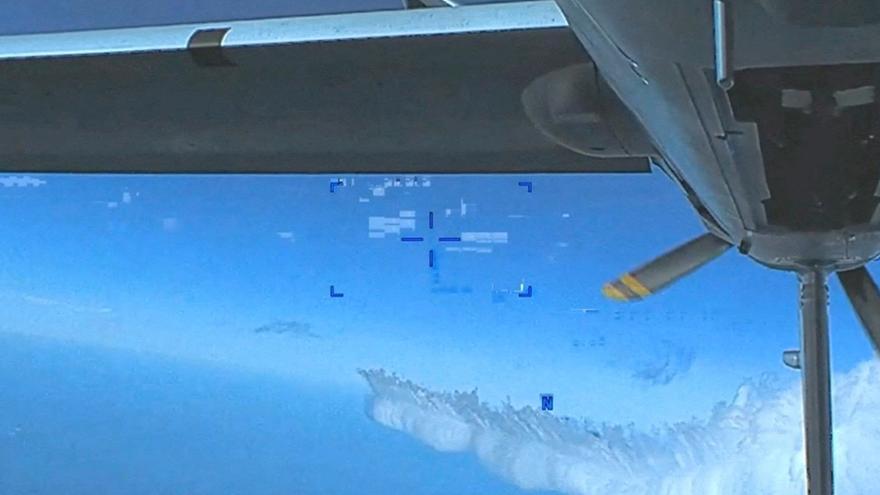 EEUU comparte las imágenes del ataque a su dron por parte del avión de combate ruso