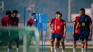Las seis salidas que espera cerrar el Barça ya se entrenan al margen del grupo