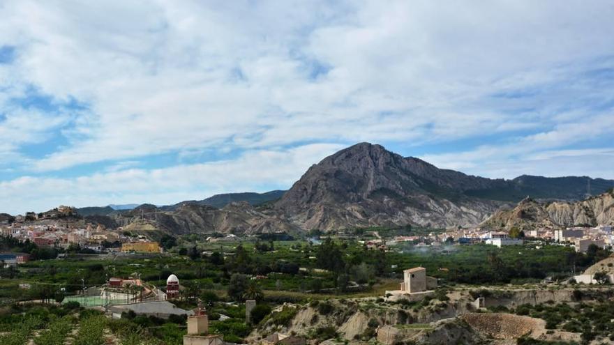 El Valle de Ricote entre Villanueva y Ulea, una zona para la que los alcaldes del PSOE piden un plan turístico.