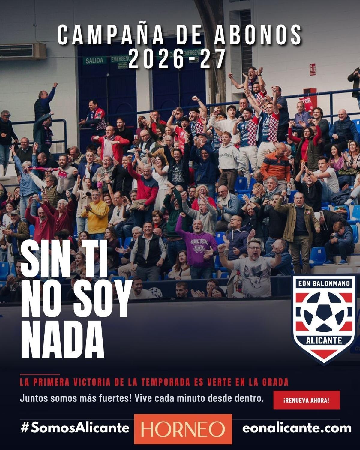 Imagen que ha servido para el lanzamiento de la campaña de abonos del Horneo Alicante.