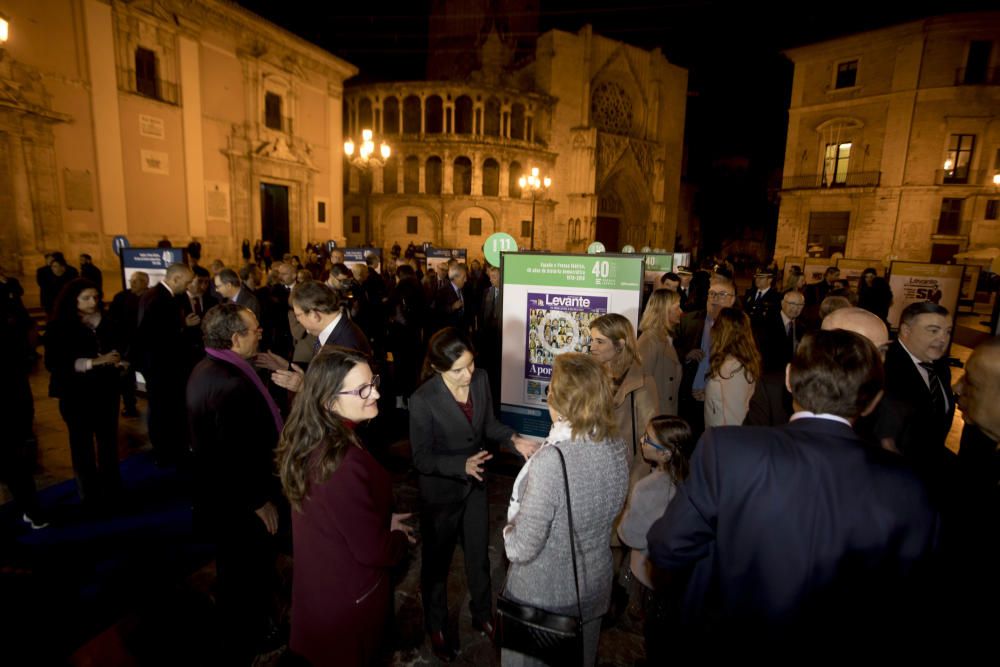 Inauguración de la exposición 'España y Prensa Ibérica: 40 años de historia democrática'