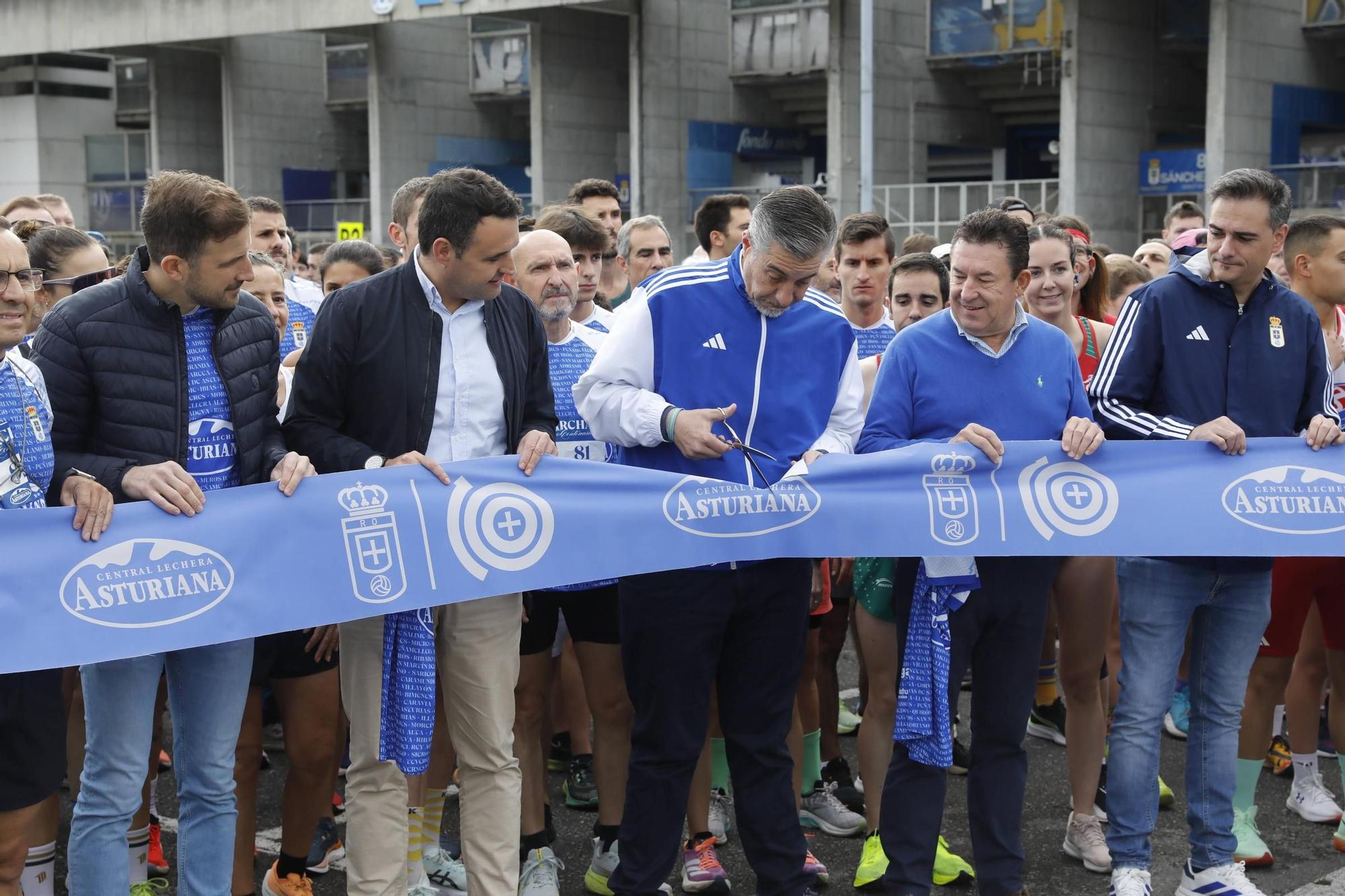 EN IMÁGENES: Así ha sido la carrera por el centenario del Real Oviedo