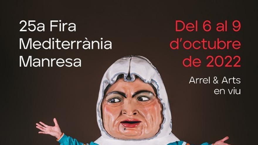 Cartel de la  Fira Mediterrània Manresa de 2022.