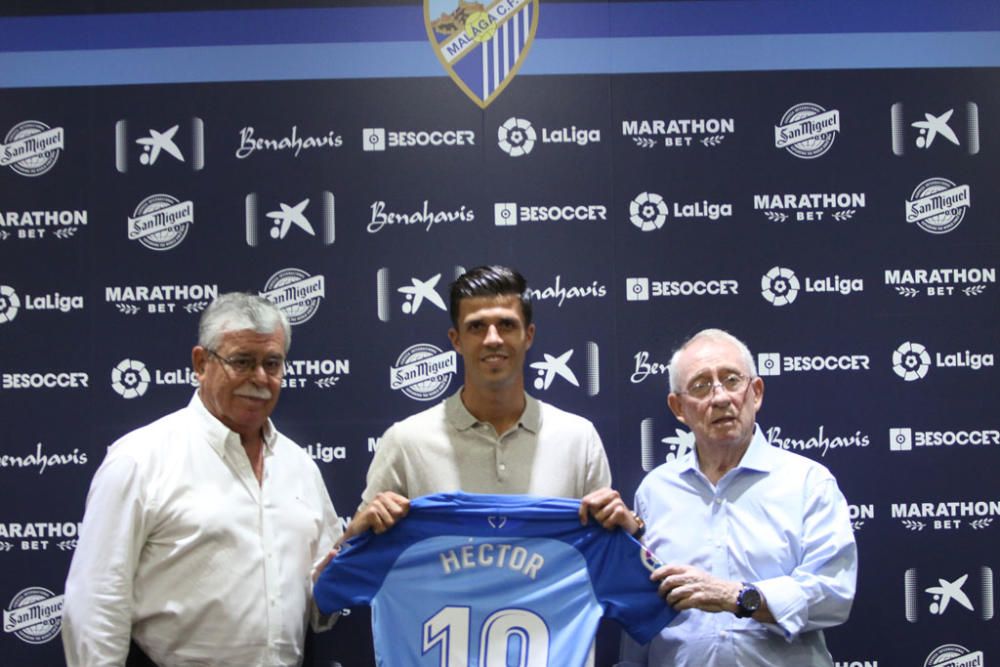 El delantero canario llega a La Rosaleda para acabar con la falta del gol del equipo en los últimos encuentros de preparación