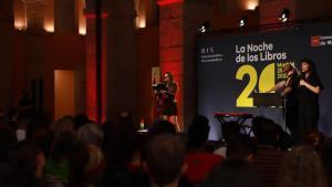 Zahara en el último evento de La Noche de los Libros en la Real Casa de Correos.
