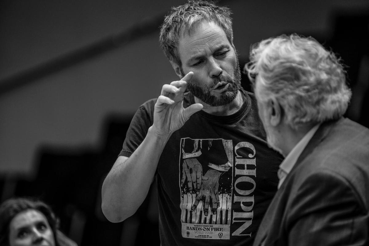 Josep Vicent y Plácido Domingo, en una imagen cedida por la ADDA Simfònica