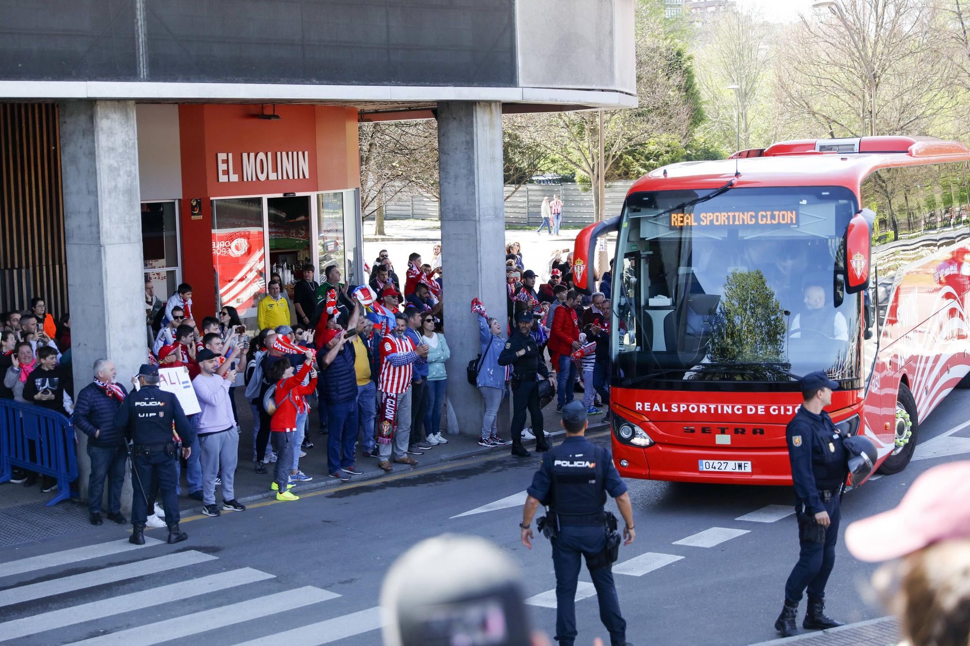 Así fue el encuentro entre el Sporting y el Alavés