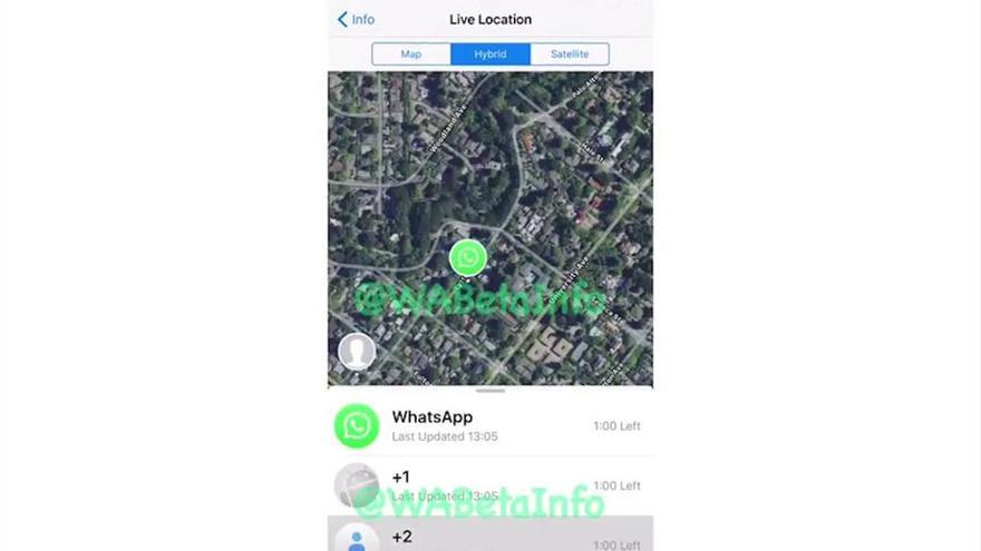 Así funciona la localización en tiempo real de WhatsApp
