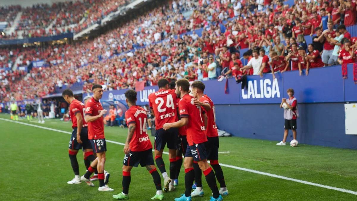 El Osasuna registra dos victorias, dos derrotas y un empate en sus primeras cinco fechas
