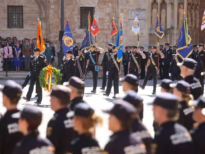 La Policía Nacional de Valencia celebra el Día de los Santos Ángeles Custodios