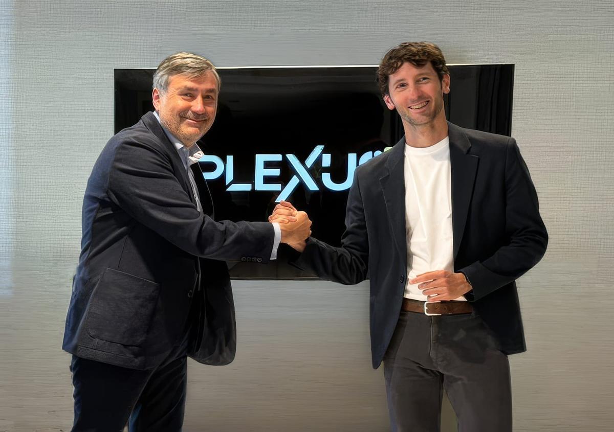 Antonio Agrasar (Plexus) y Esteban Granero (Olocip)