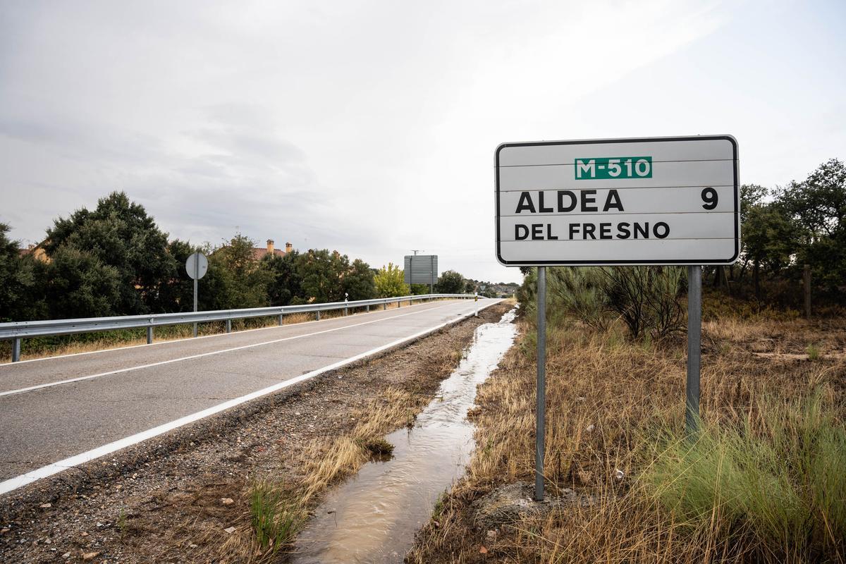 Los destrozos de la DANA en Aldea del Fresno (Madrid)