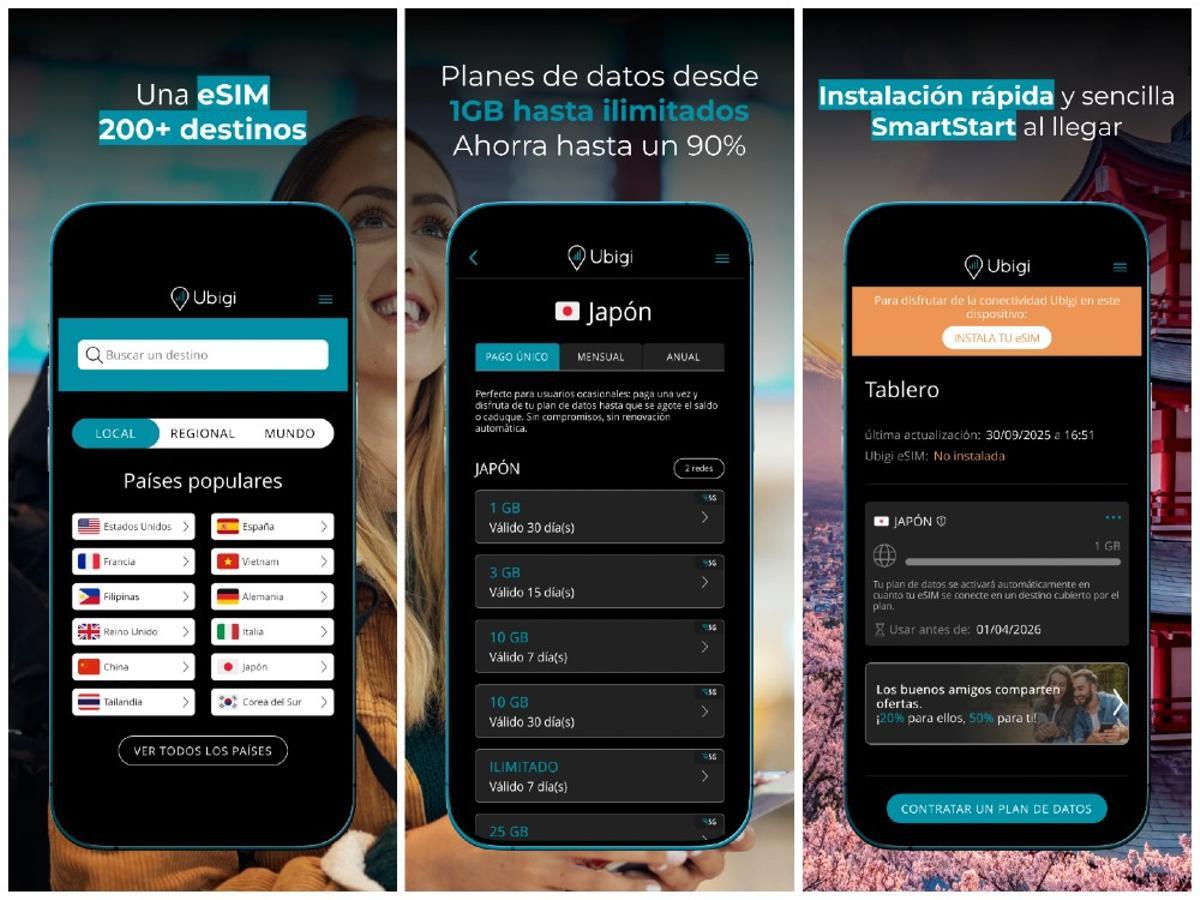 ¿Cómo instalar una eSIM de Ubigi antes de viajar?