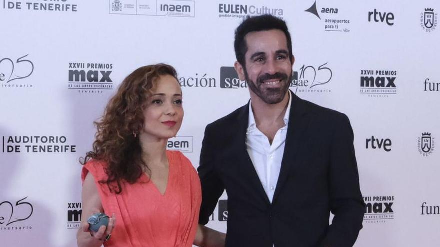 Olga Pericet y Daniel Abreu, su pareja, ganadores de un Premio Max a la mejor coreografía por ‘La Materia’.