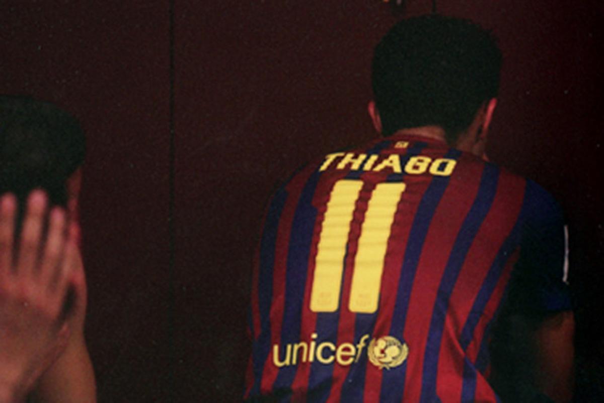 Thiago, després del partit.