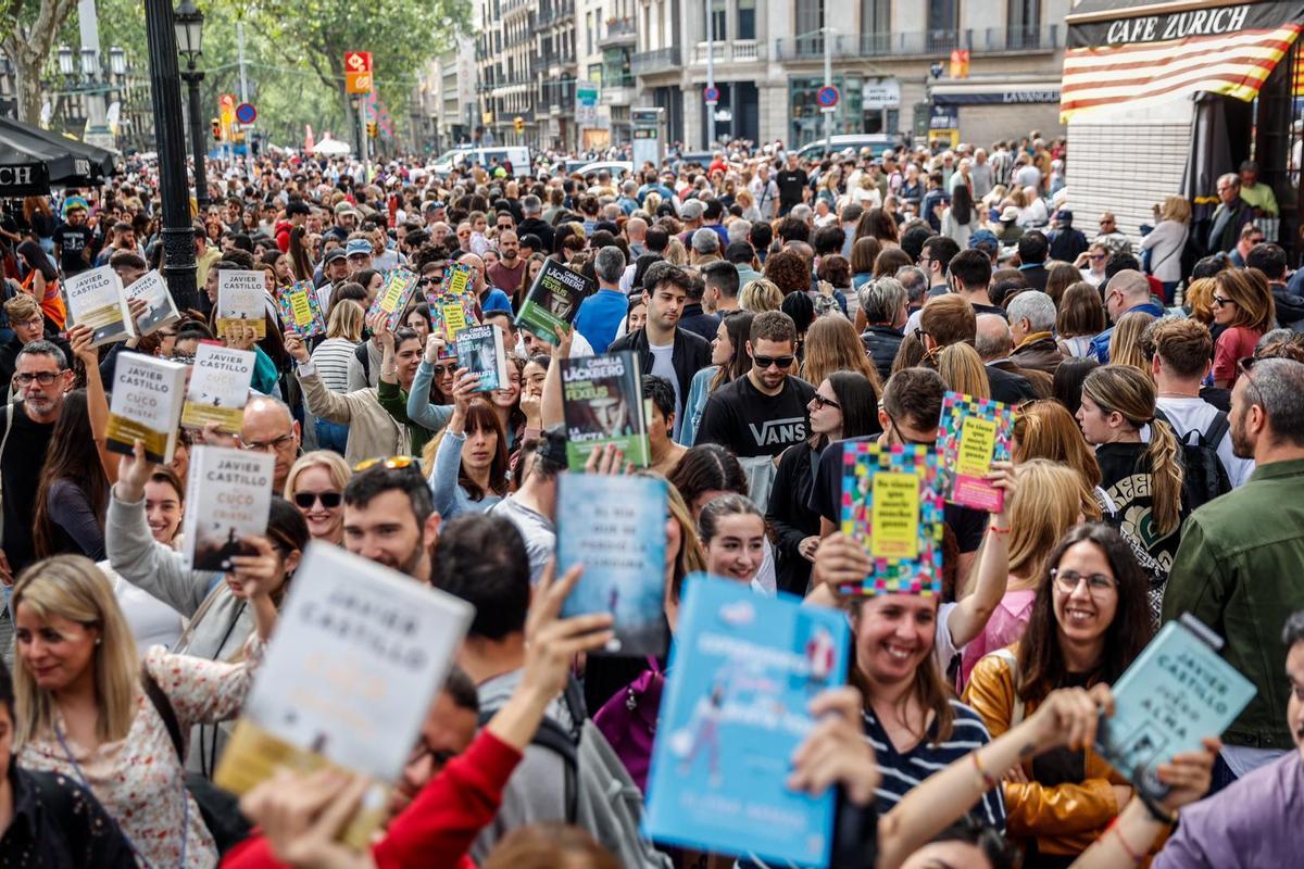 Sant Jordi de récord en Barcelona