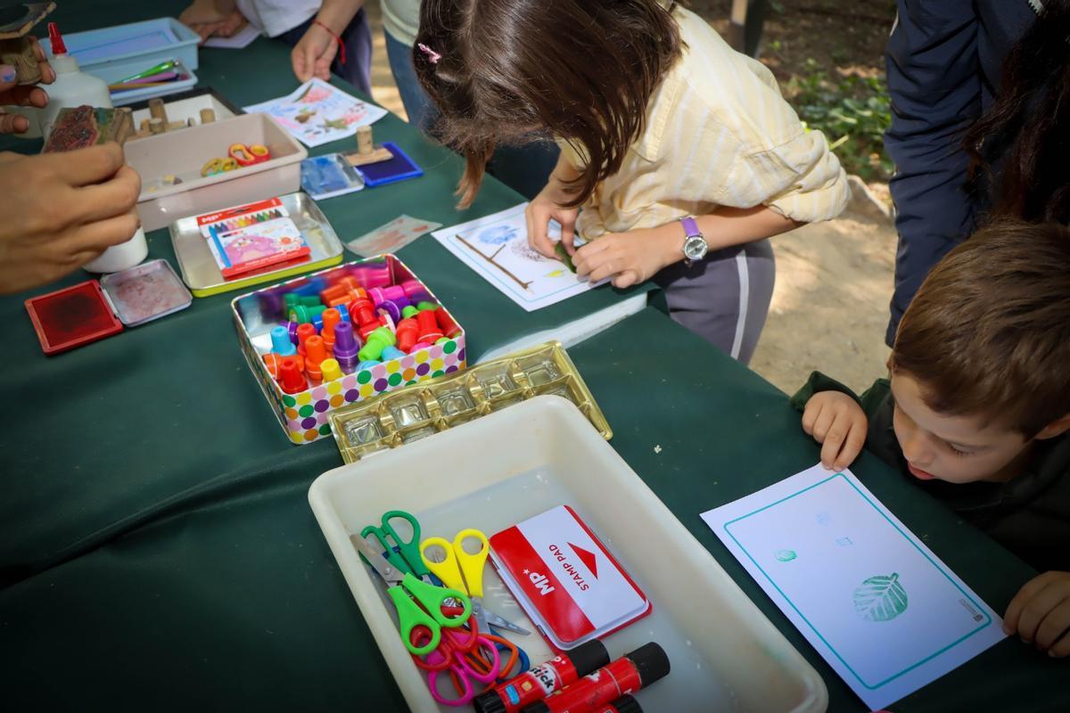 Uno de los talleres medio ambientales para los más pequeños.
