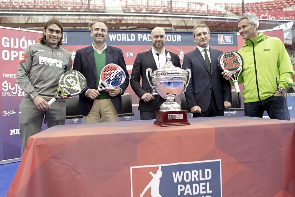 Presentación del World Padel Tour en Gijón