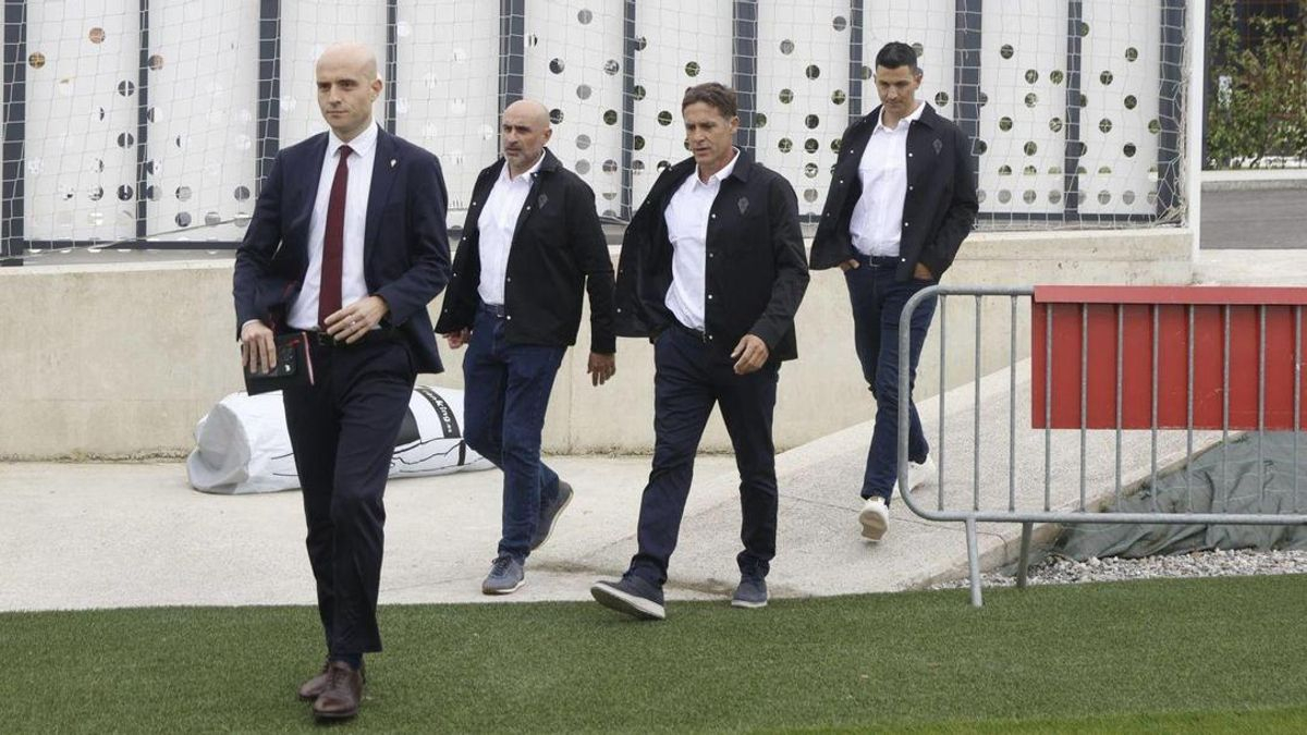 David Guerra, Emilio Gutiérrez, Felipe Vega-Arango e Israel Villaseñor, en Mareo. | MARCOS LEÓN