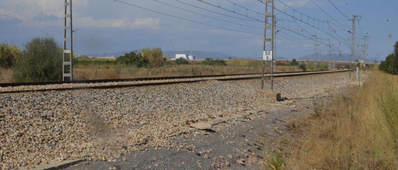 Zona de la vía cercana a donde ha tenido lugar el suceso.