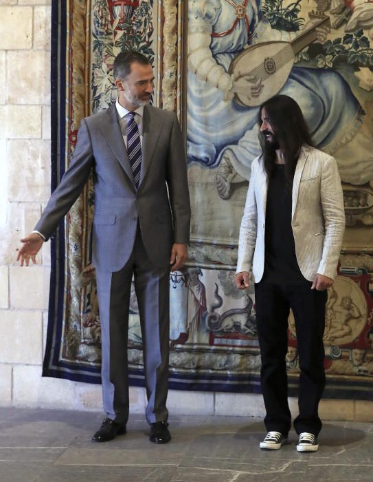 Der spanische Monarch hat am Freitag (28.7.) die balearische Ministerpräsidentin Francina Armengol, Parlamentspräsident Balti Picornell und Inselratspräsident Miquel Ensenyat empfangen.