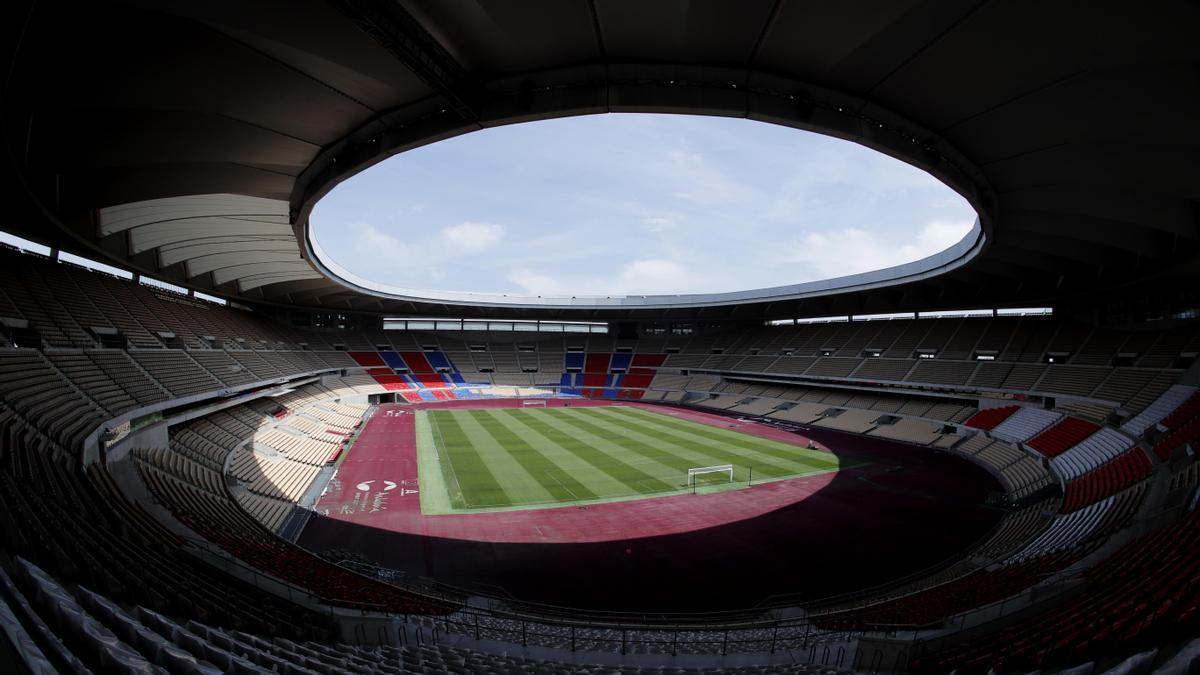 El estadio de La Cartuja.