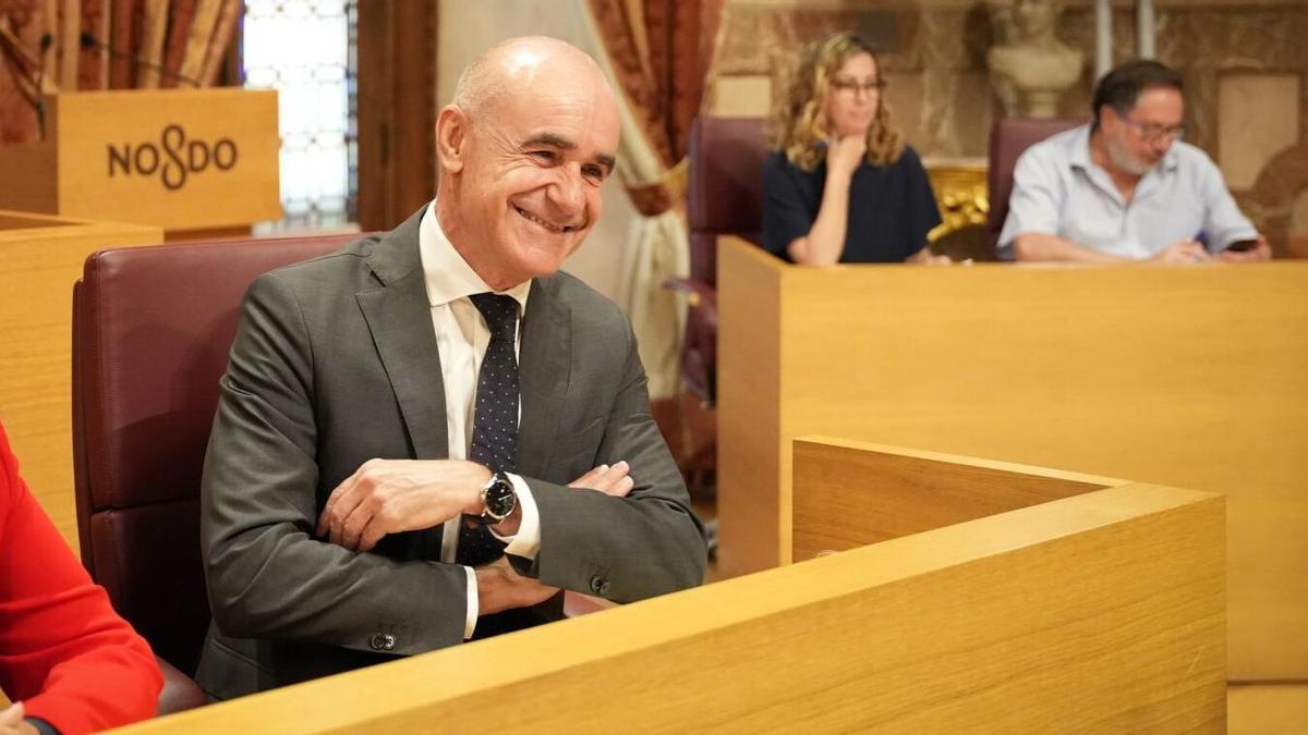 El portavoz municipal del PSOE, Antonio Muñoz.