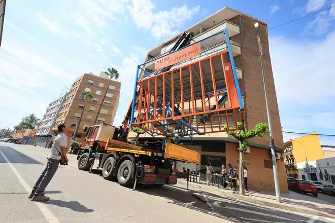 FOTOGALERÍA I Vila-real monta los cadafals para iniciar los actos taurinos este sábado