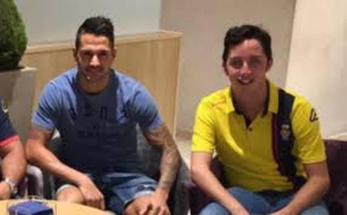 Vitolo y el Pequeño Nicolás.