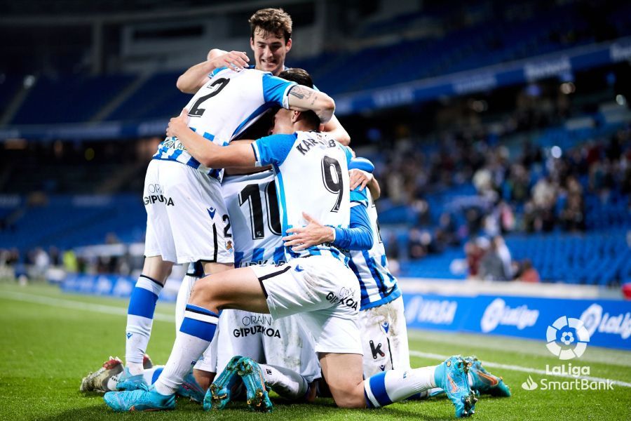 Las imágenes del Real Sociedad B - Málaga CF de LaLiga SmartBank