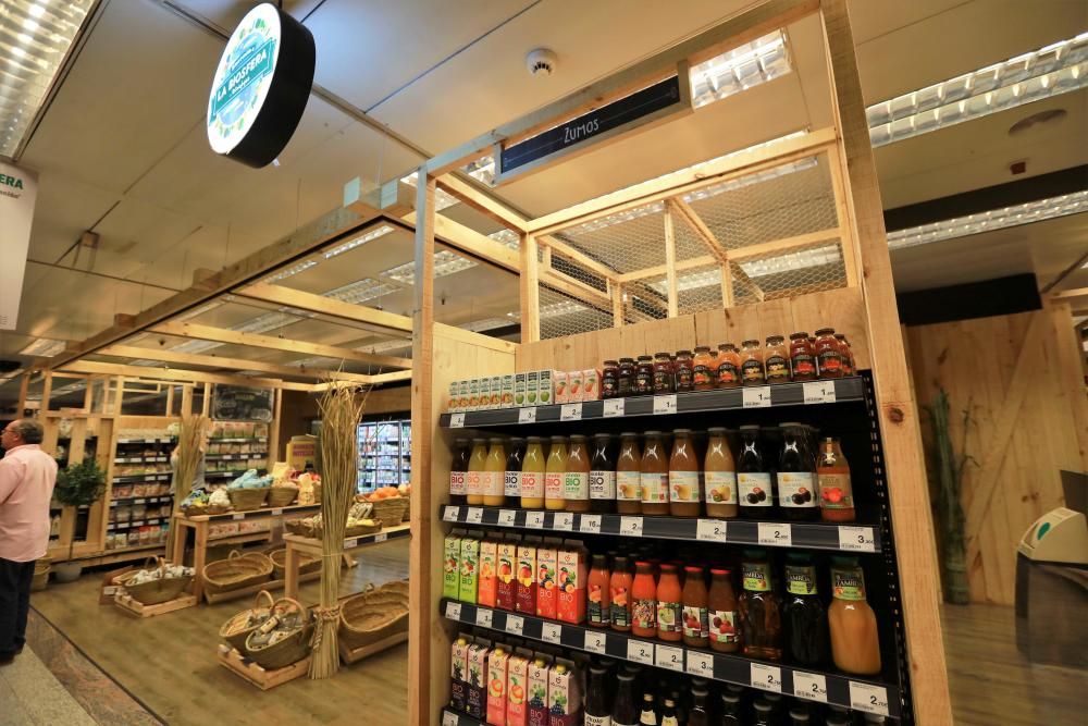 Nace La Biosfera, la mayor tienda de productos ecológica de un supermercado