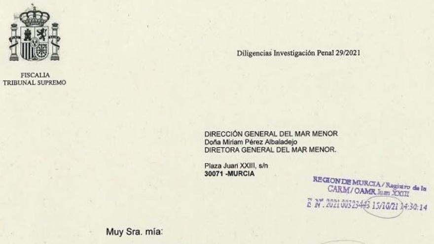 Documento que comunica el archivo de la denuncia.