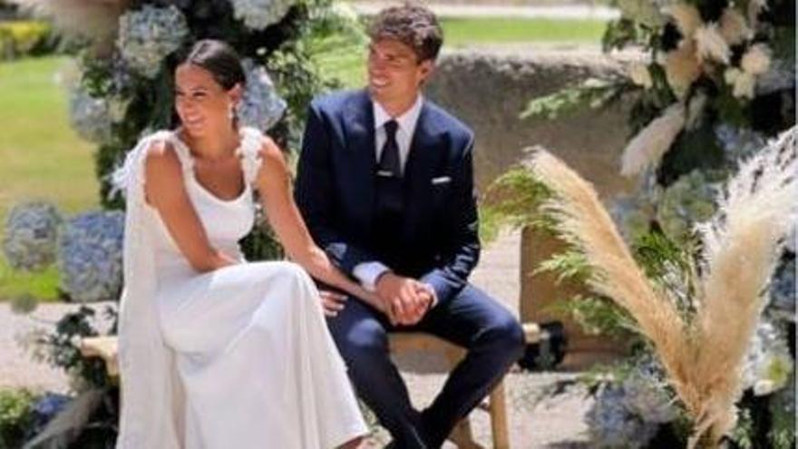 Marina Valdés y Javier Ribelles celebraron su boda en la Vallesa de Mandor