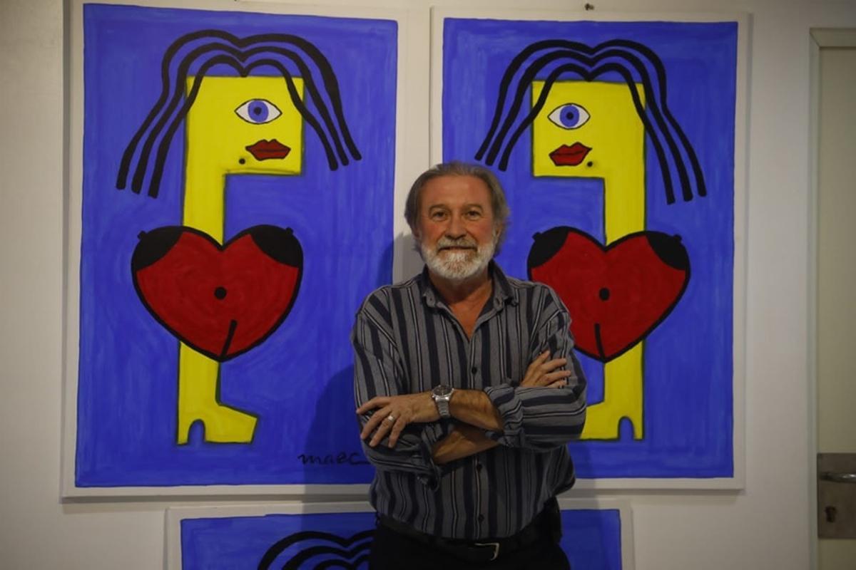 Antonio Ángel Mariscal Gaitán, ‘Maec’, en una de sus últimas exposiciones.
