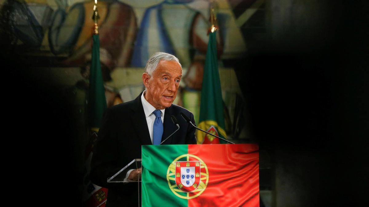 El presidente portugués, Marcelo Rebelo de Sousa.