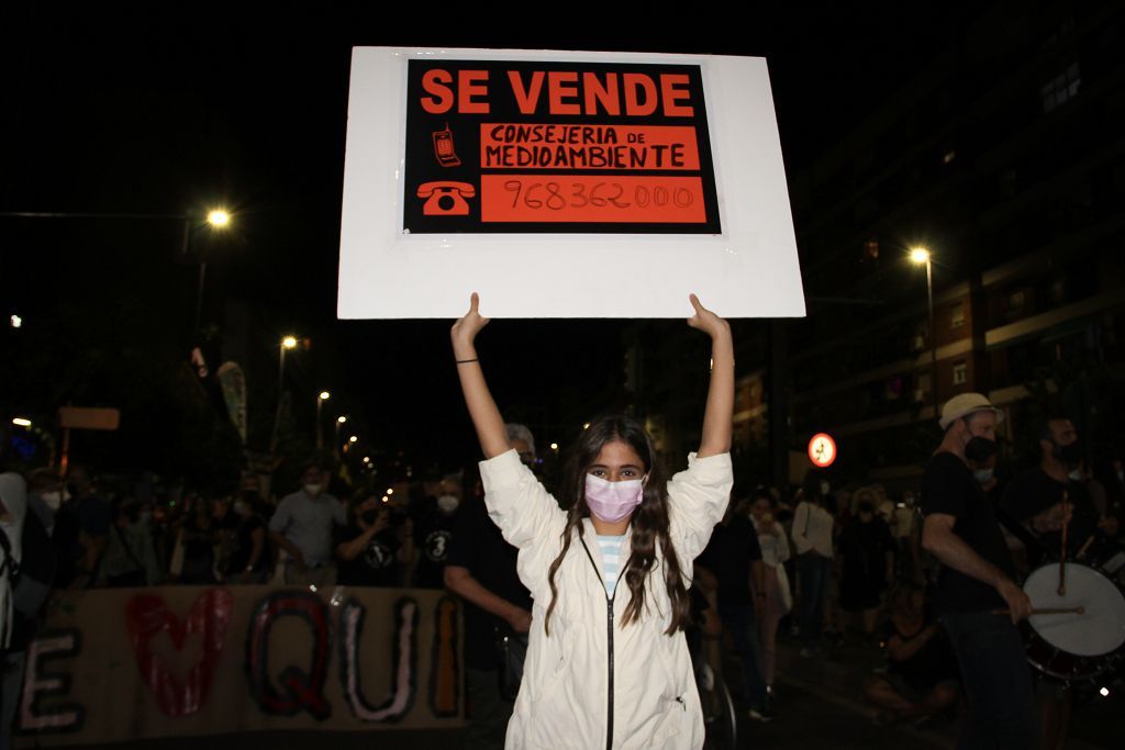 Manifestación por el Mar Menor en Murcia