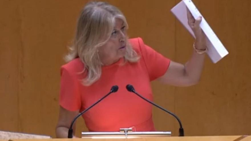 Ángeles Muñoz actualiza en el Senado sus bienes en plena investigación a su marido