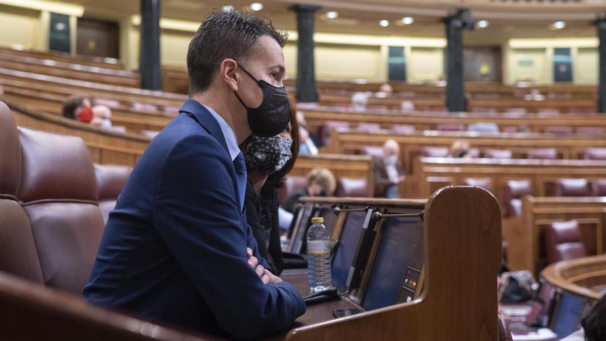 El portavoz del Grupo Parlamentario Socialista en el Congreso Héctor Gómez.